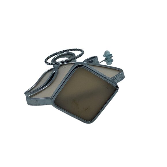 Vtg Stained Glass Angel Figurine With Metal Accents 4” - Picture 3 of 4